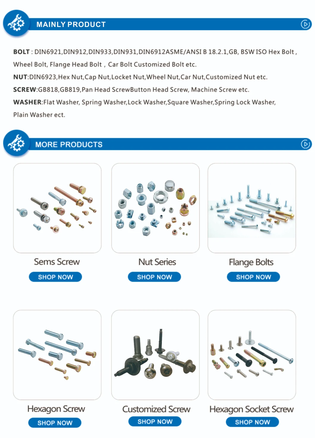 DIN985 Class 8, 10 Carbon Steel Hex Nylon Hex Insert Lock Nut