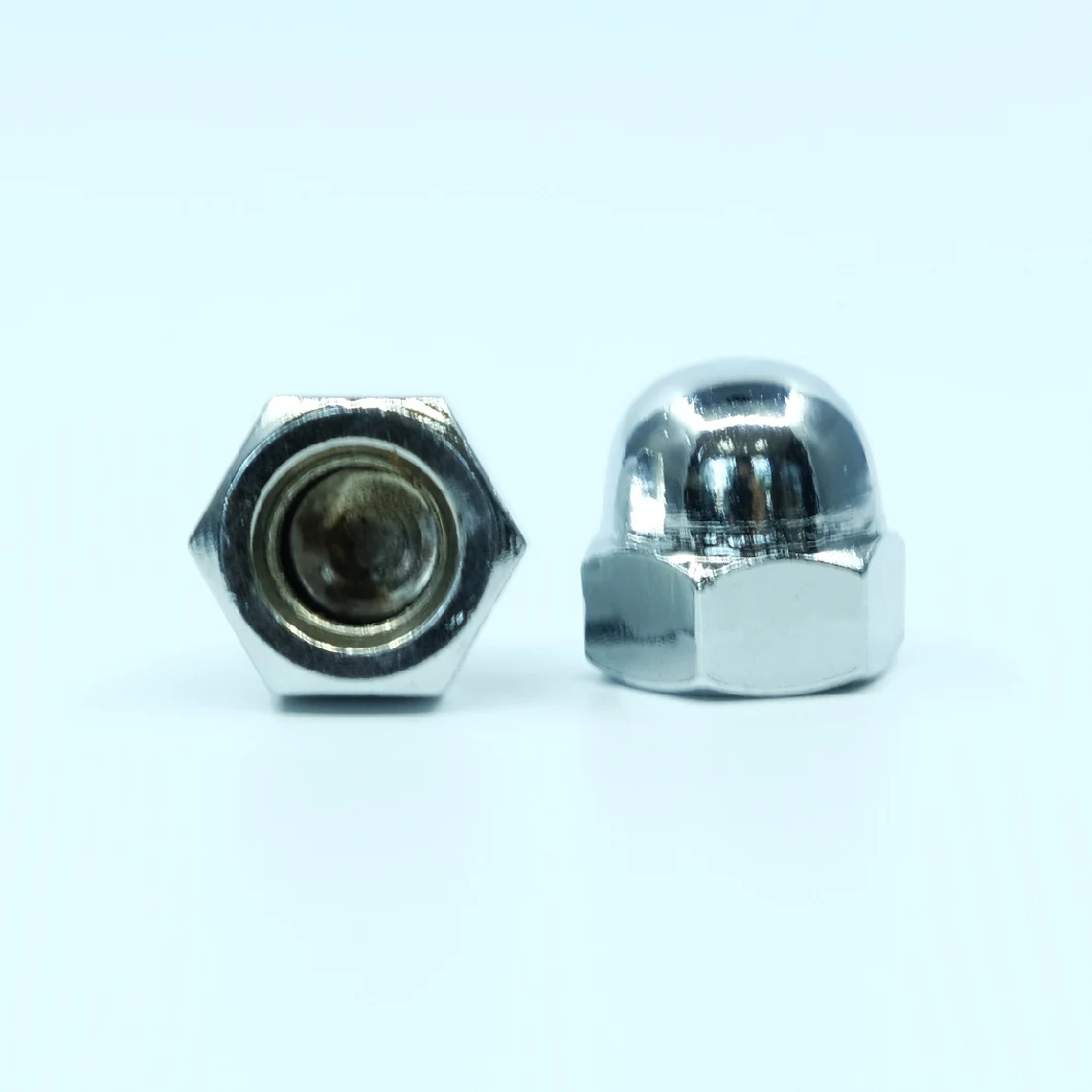 Carbon Steel Zinc Hex Acorn Nuts Hex Domed Cap Nut