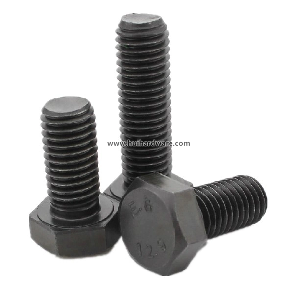 Carbon Steel Grade 4.8 8.8 10.9 12.9 Half Thread Full Thread Hex Head Bolts Manufacturer