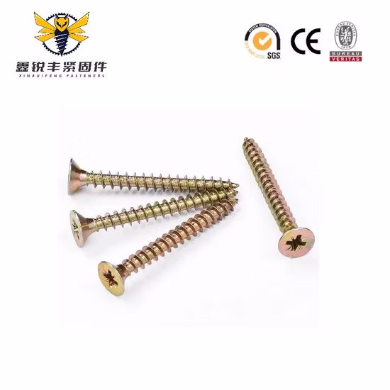 Sujetador Hardware Construcción Brida Hexagonal Cabeza hexagonal Tornillo para madera Media rosca completa Acero inoxidable al carbono Galvanizado DIN571 Autorroscante Entrenador grande