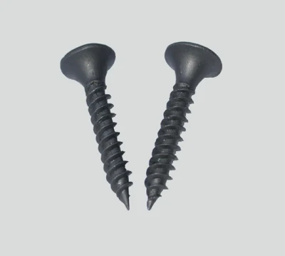 Fabricante de tornillos/Tornillo para paneles de yeso con cabeza de corneta Phillips de fosfato negro/Tornillo para placa de yeso con buena calidad