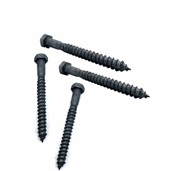 ASME B18.6.1 / DIN571 Tornillo tirafondo de cabeza hexagonal Tornillo para madera