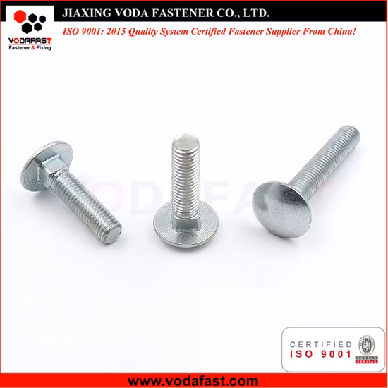 Acero al carbono Acero inoxidable Pernos hexagonales Pernos de brida Pernos cuadrados Pernos de carruaje Pernos de arado Pernos de elevador